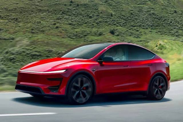 Tesla Model Y en carretera